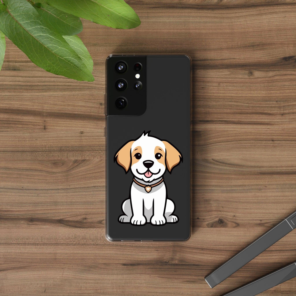 Clear Cases With Dog Printed