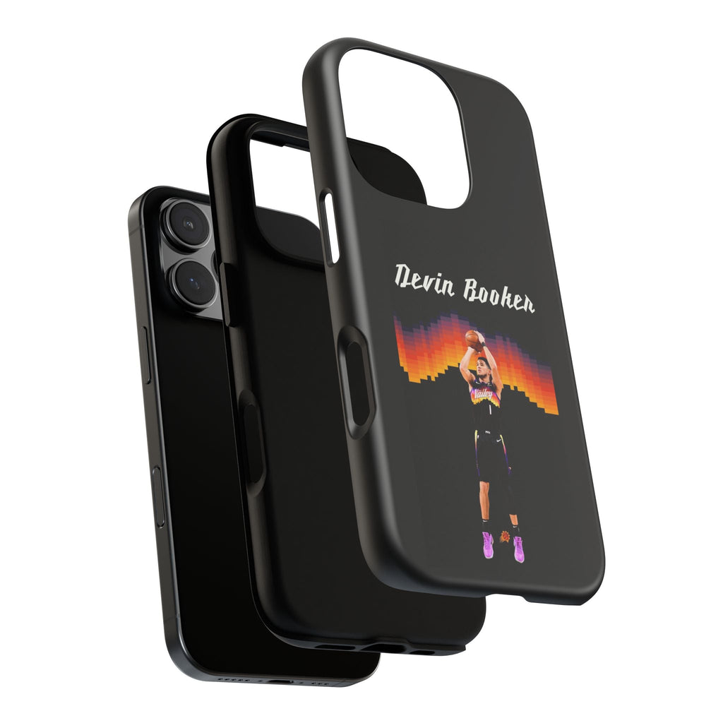 Devin Booker Precision Blaze Series – Dual-Layer ShockGuard Protection | Fits iPhone 8–16 Pro Max & Samsung Galaxy S10–S25 Ultra