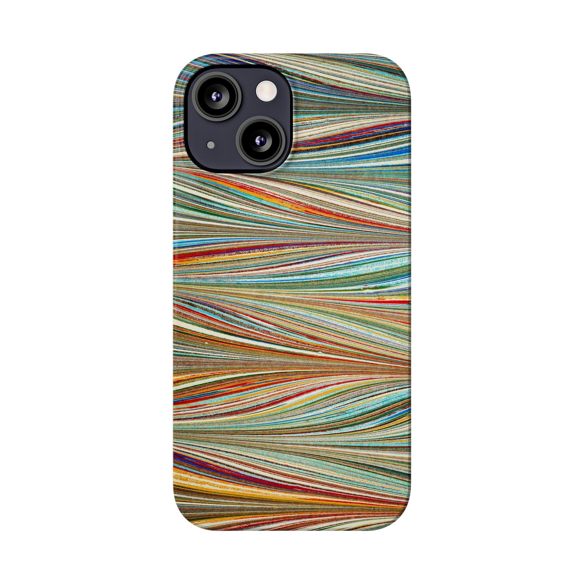 Florentine Multi-Colored Marbled Phone Case