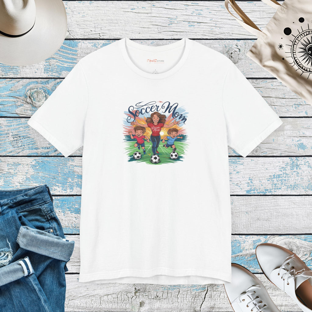 Soccer Mom Short Sleeve Tee - Soft Cotton Unisex - DipaliZ