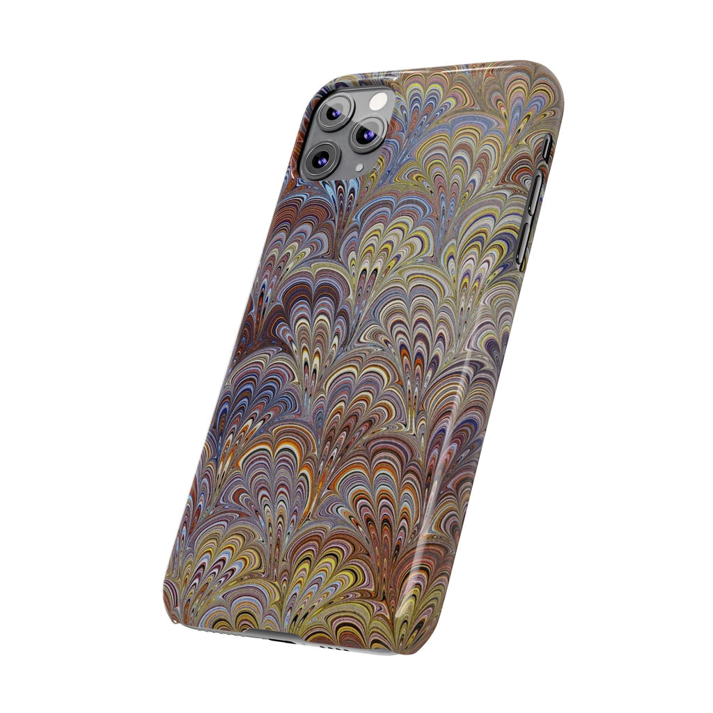 Italian Marbled Design, Multi-Colored Pallet, Slim Phone Cases, Case-Mate