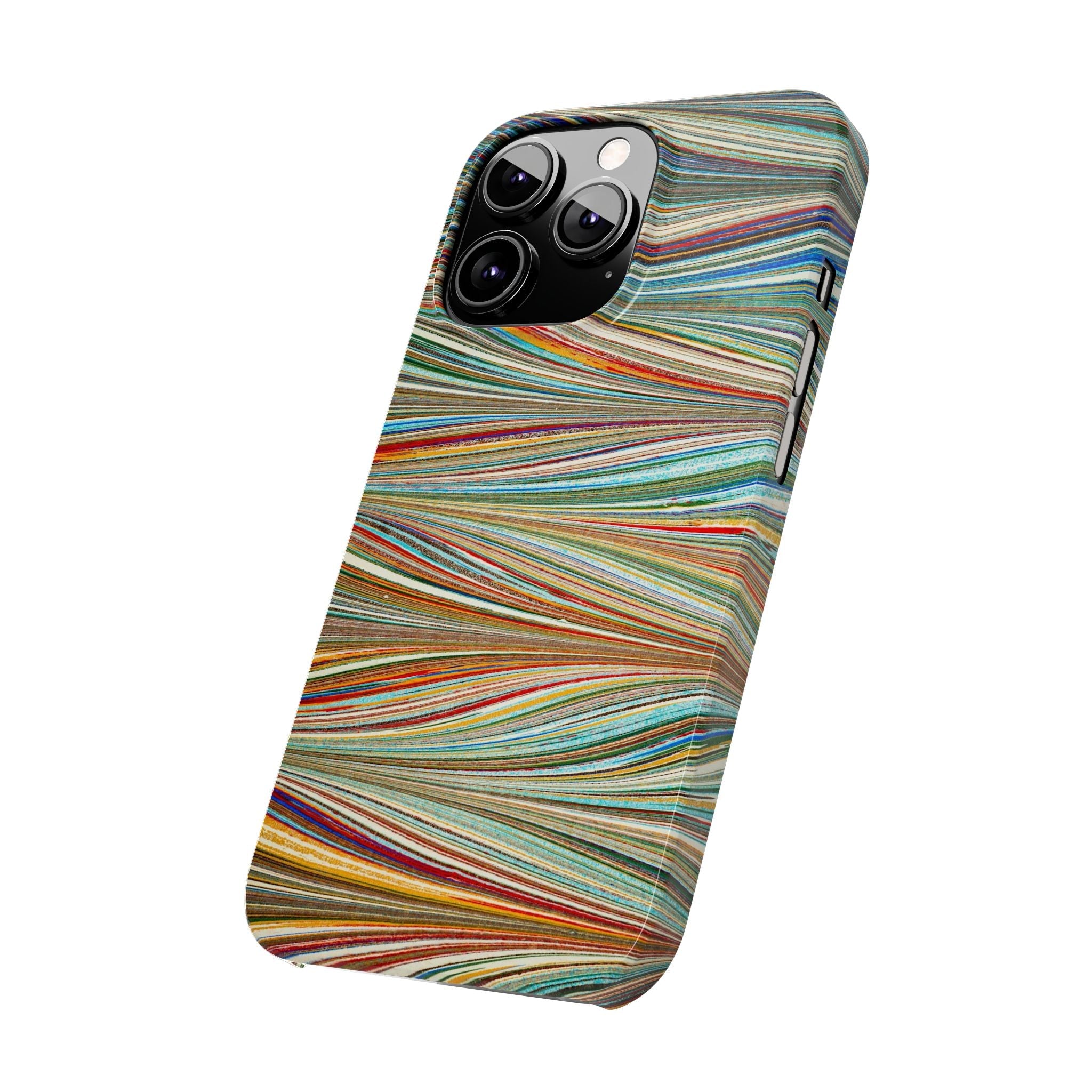 Florentine Multi-Colored Marbled Phone Case