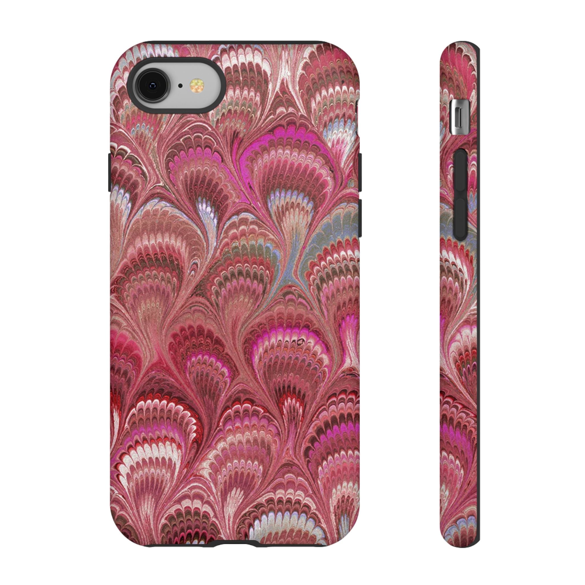Shades of Pink Marbled Phone Case —  Dual Layer - Tough Protective Phone Cover