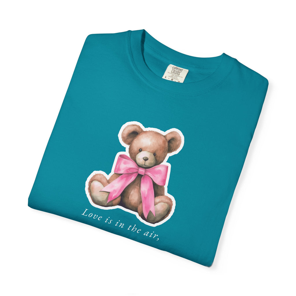 Teddy Bear Tee - Love Is In The Air Valentine's Day - DipaliZ