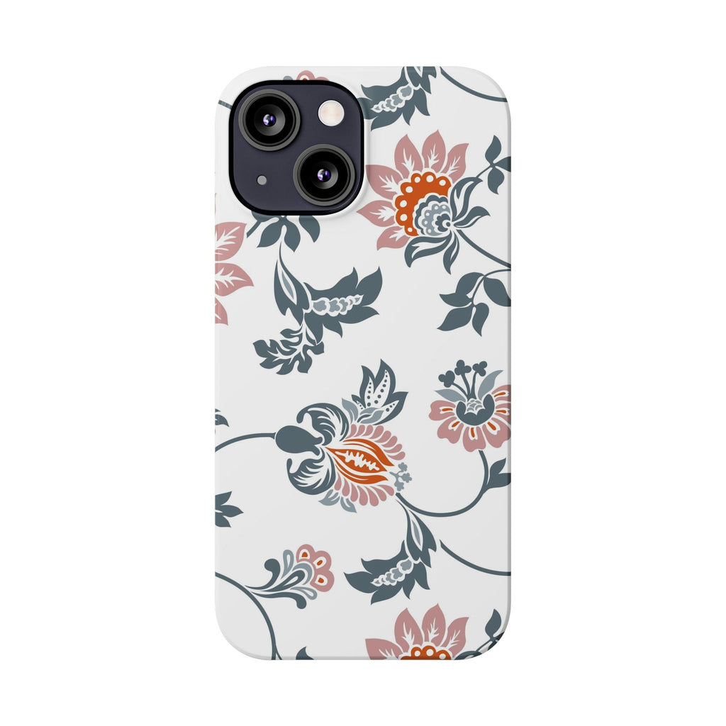Pink and Green Floral