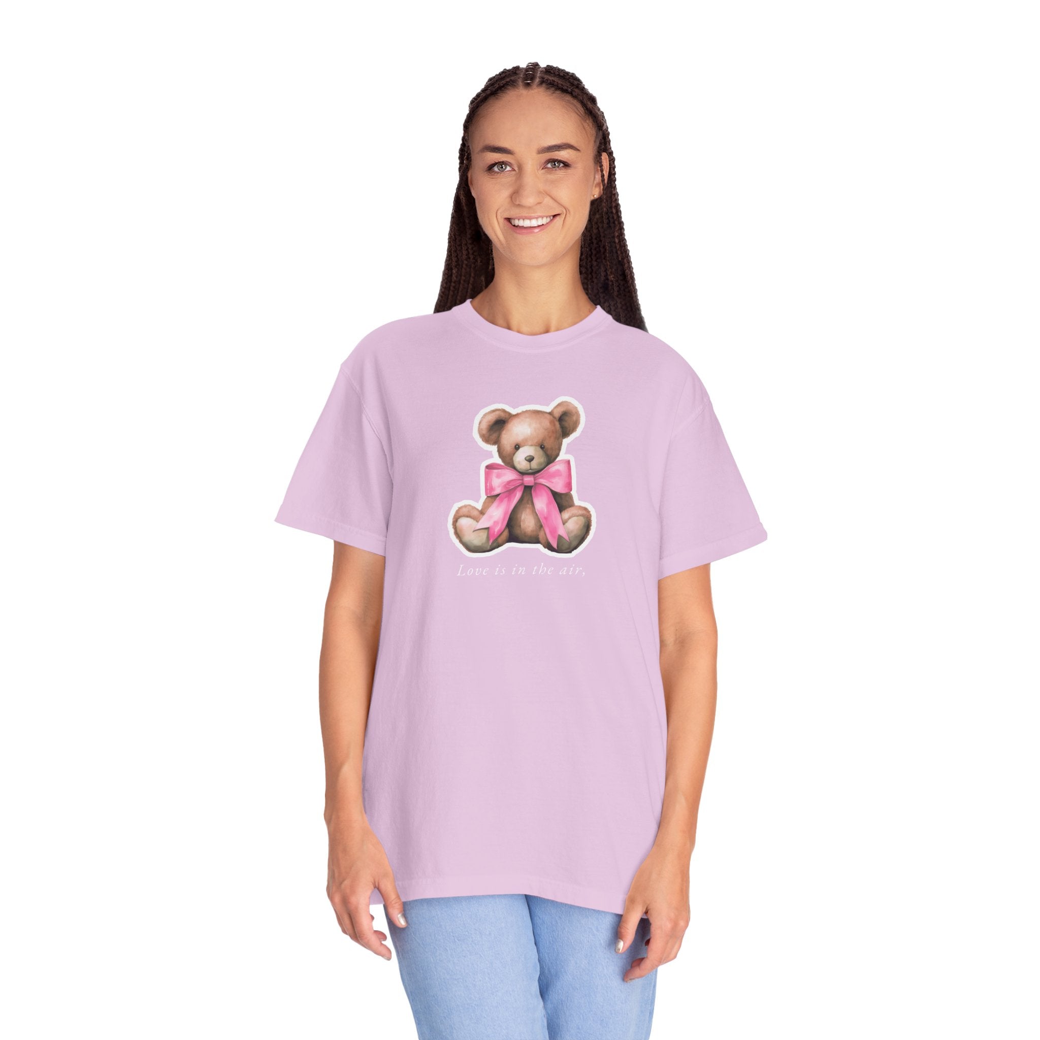 Teddy Bear Tee - Love Is In The Air Valentine's Day - DipaliZ