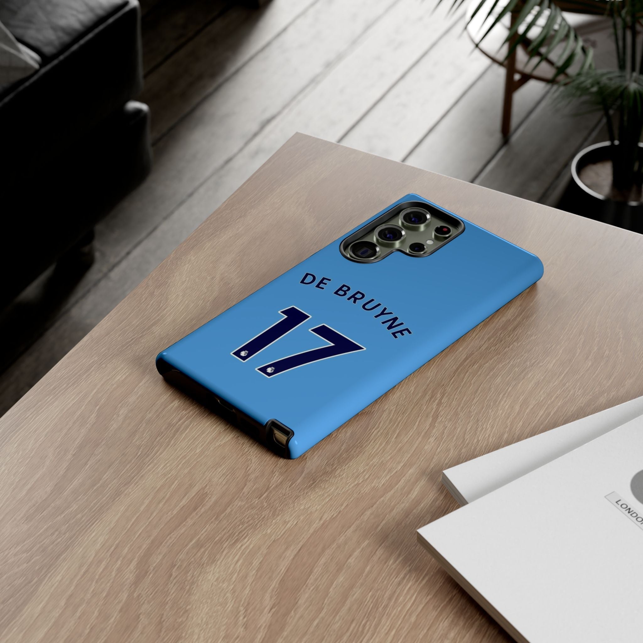 Kevin De Bruyne VisionGuard – Enhanced Protection & Sleek Design | Fits iPhone 8–16 Pro Max & Galaxy S10–S25 Ultra