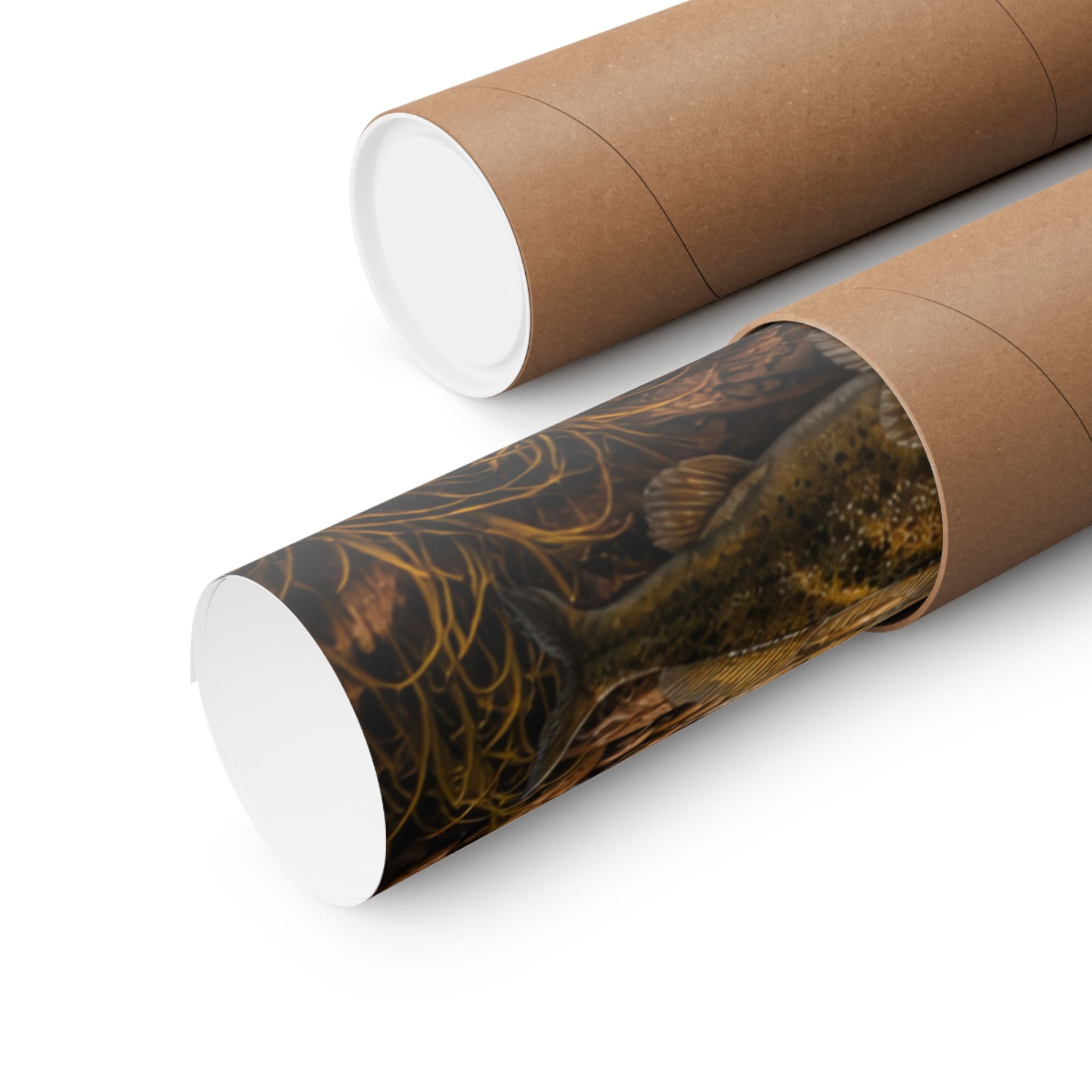 Scenic Trout Stream Matte Poster — Mountain River Landscape Wall Art