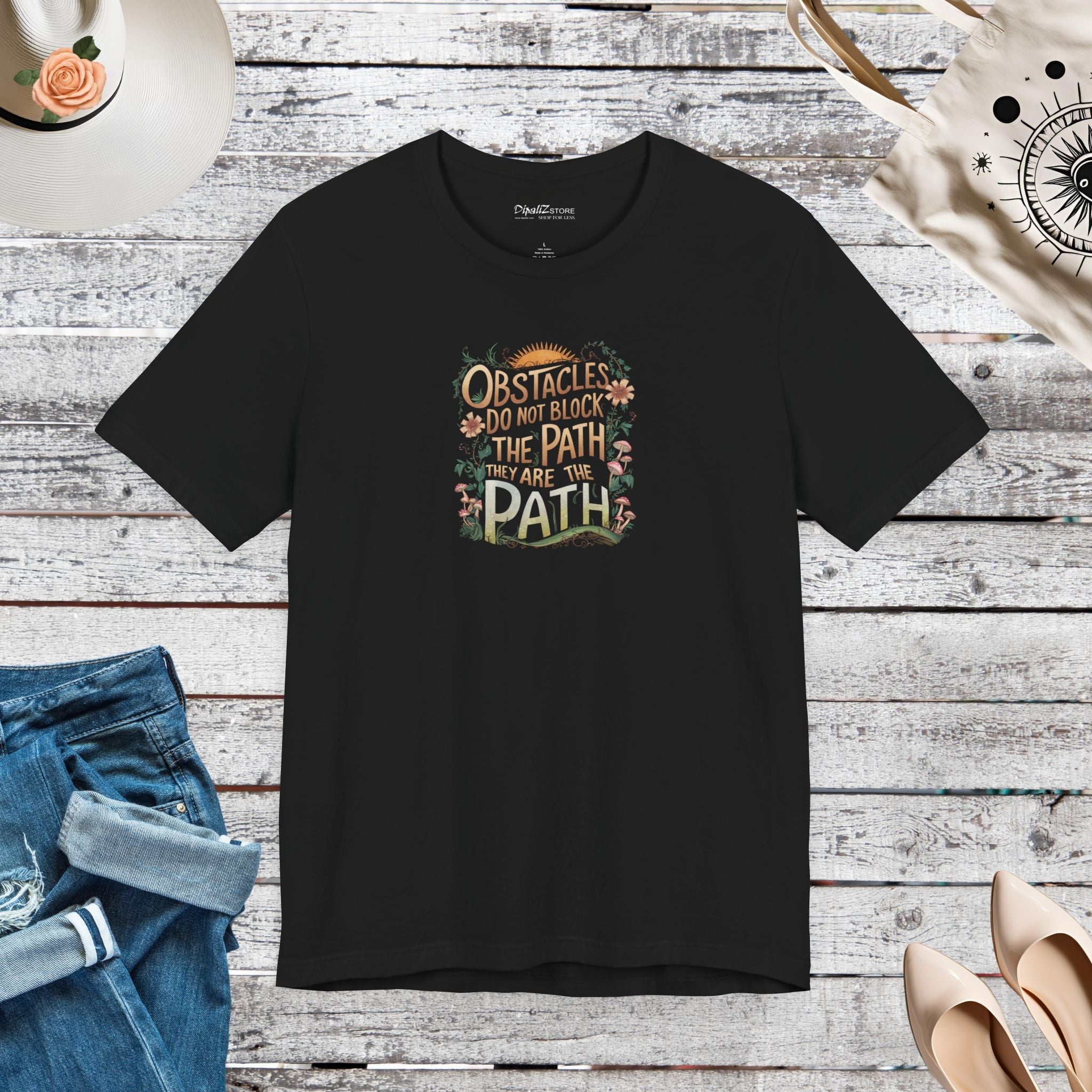 Unisex Jersey Short Sleeve Tee - Eye-Catching Print - DipaliZ