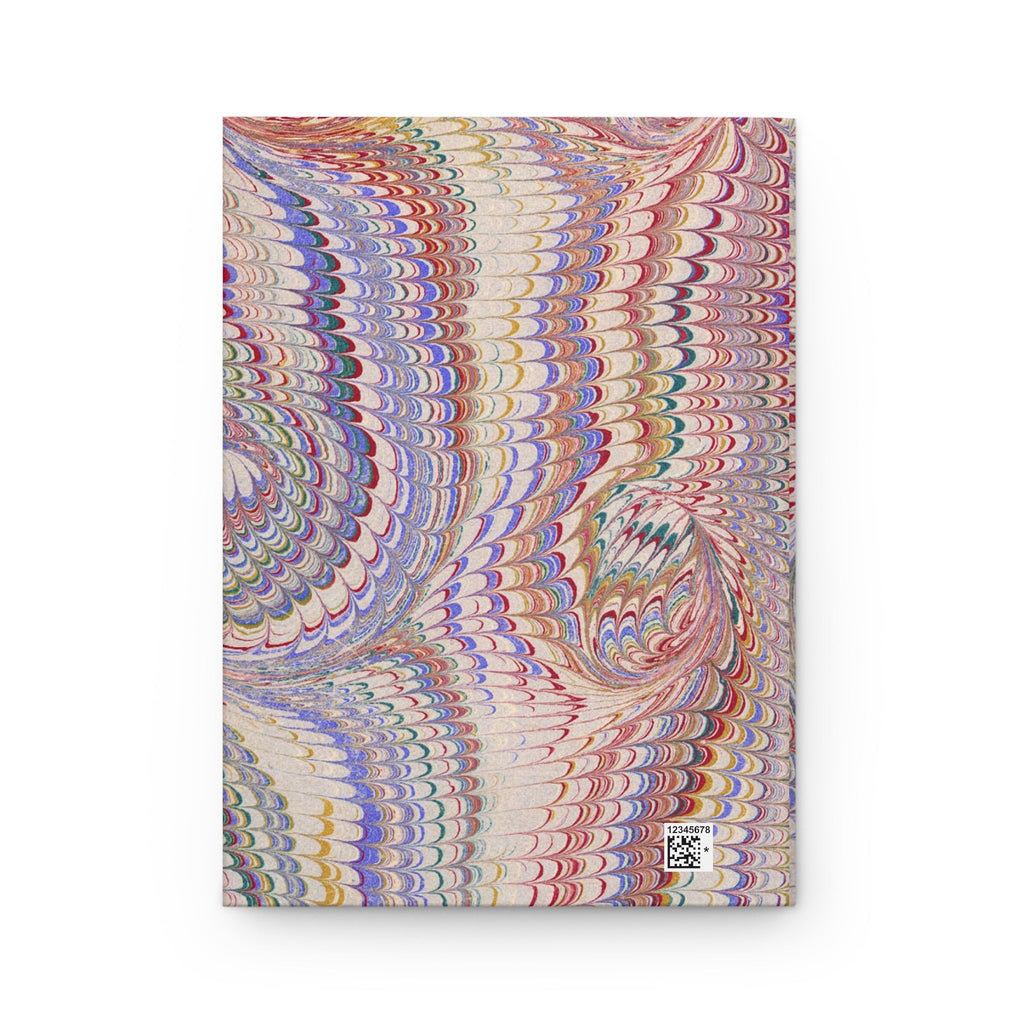 Pastel Pink Vintage Italian Marble Hardcover Journal Matte, Hand-Painted Design, Artistic Notebook, Writing Diary, Lined - Unique Gift