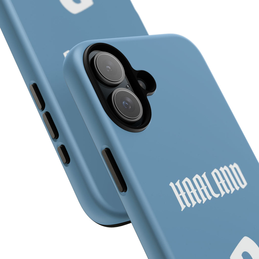 Erling Haaland PowerStrike – Rugged Dual-Layer Protection & Slim Profile | Compatible with iPhone 8 to 16 Pro Max & Samsung Galaxy S10 to S25 Ultra