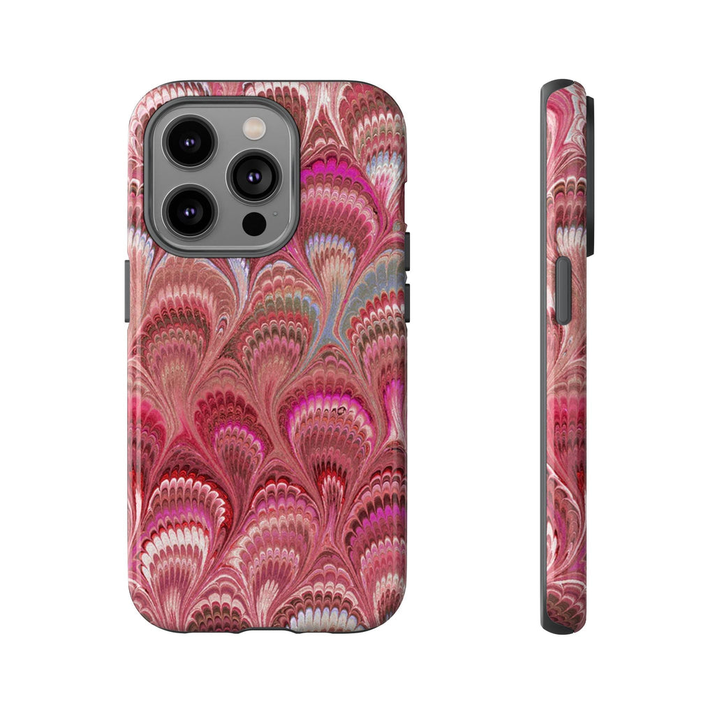 Shades of Pink Marbled Phone Case —  Dual Layer - Tough Protective Phone Cover