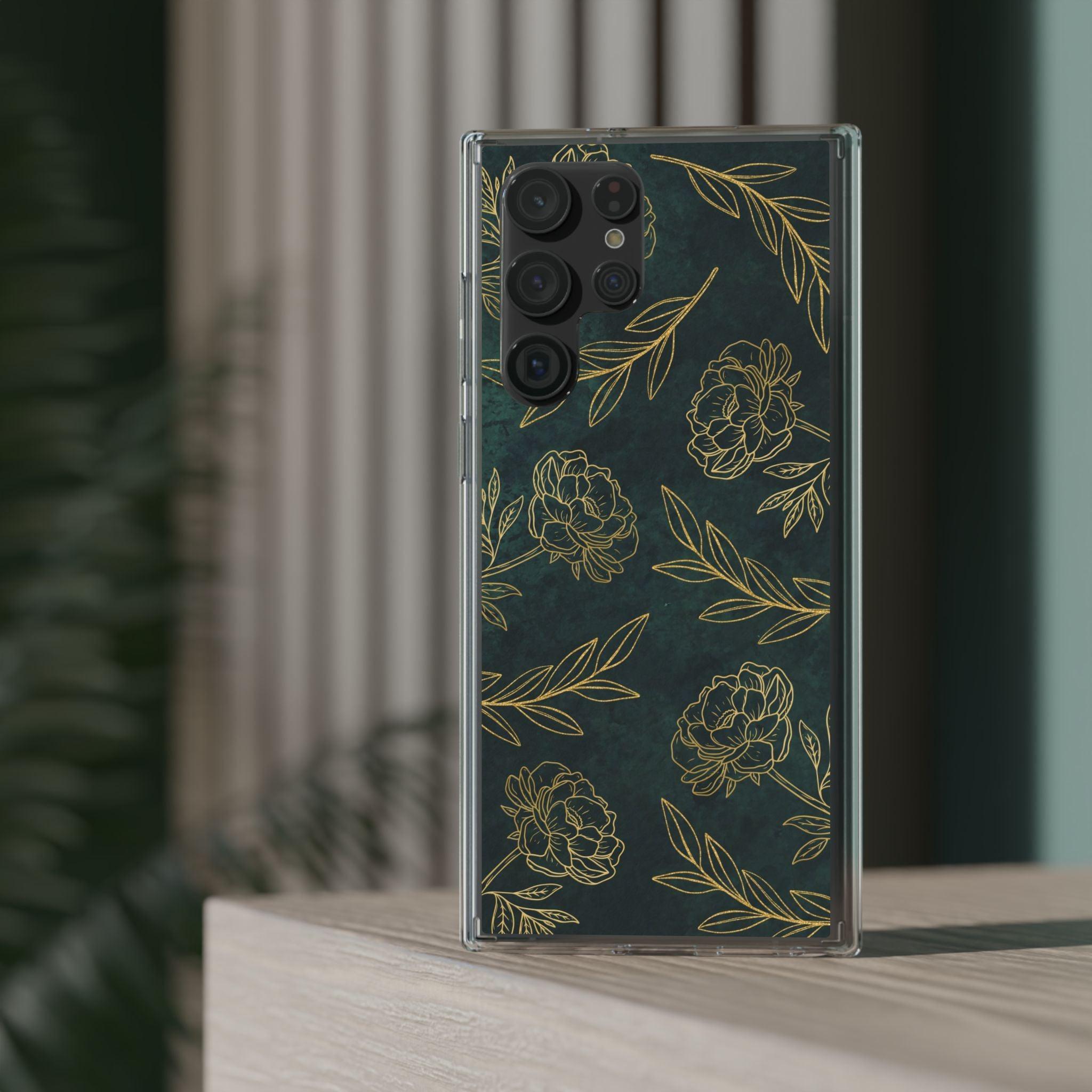 Floral Pattern Clear Cases