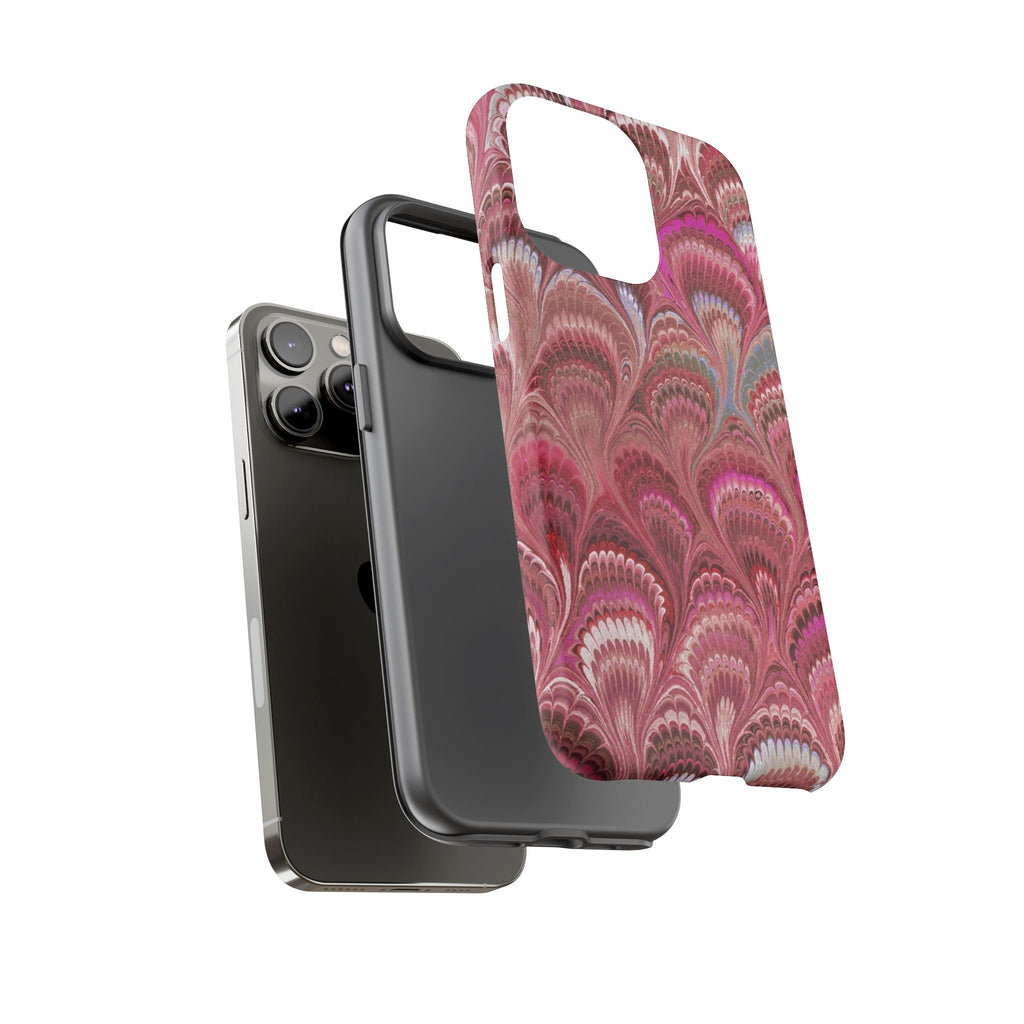 Shades of Pink Marbled Phone Case —  Dual Layer - Tough Protective Phone Cover