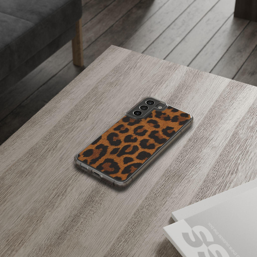 Clear Cases Cheeta Print