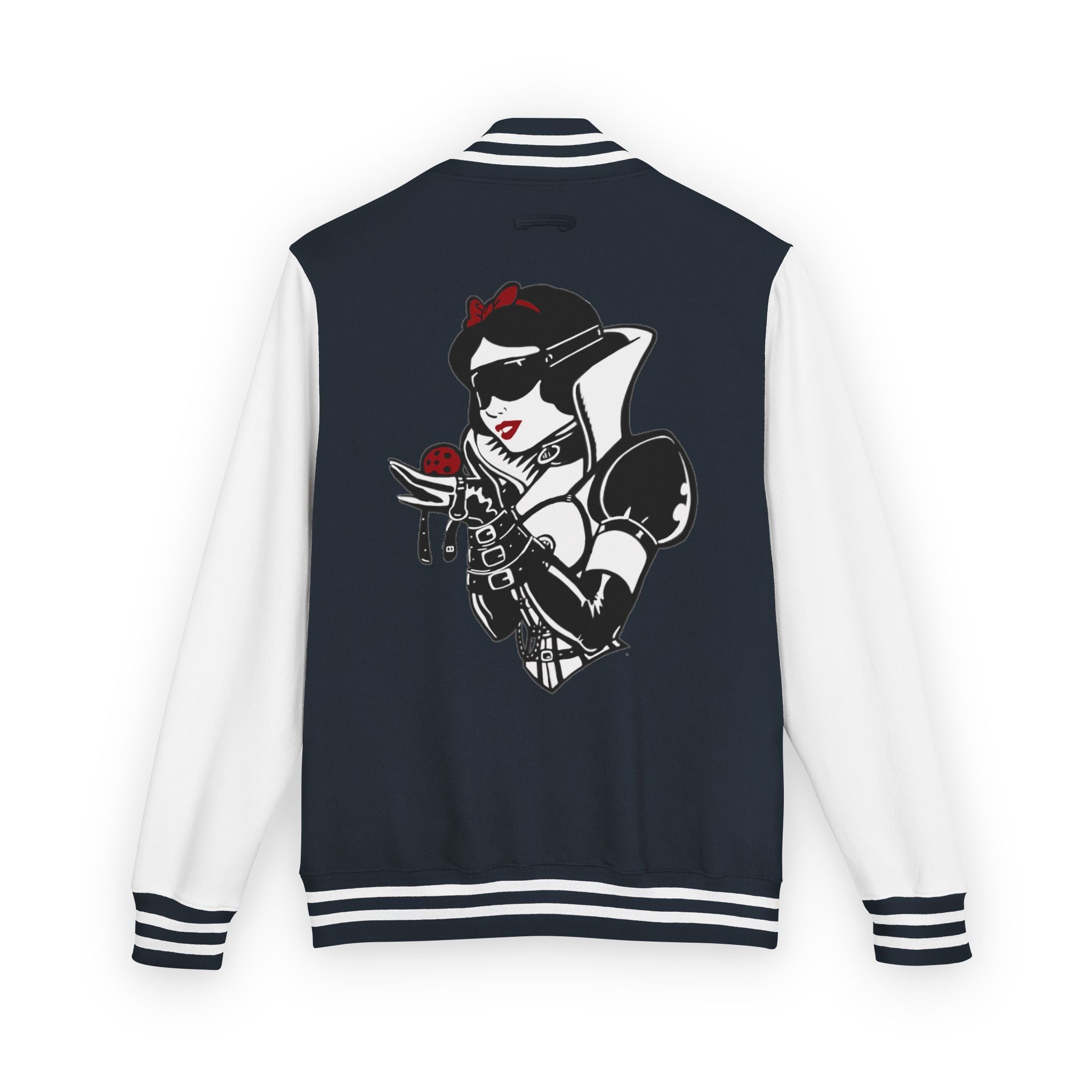 Snow White Unisex Heavyweight Letterman Jacket