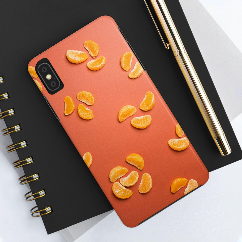 Peal Oranges printed Tough Phone Cases