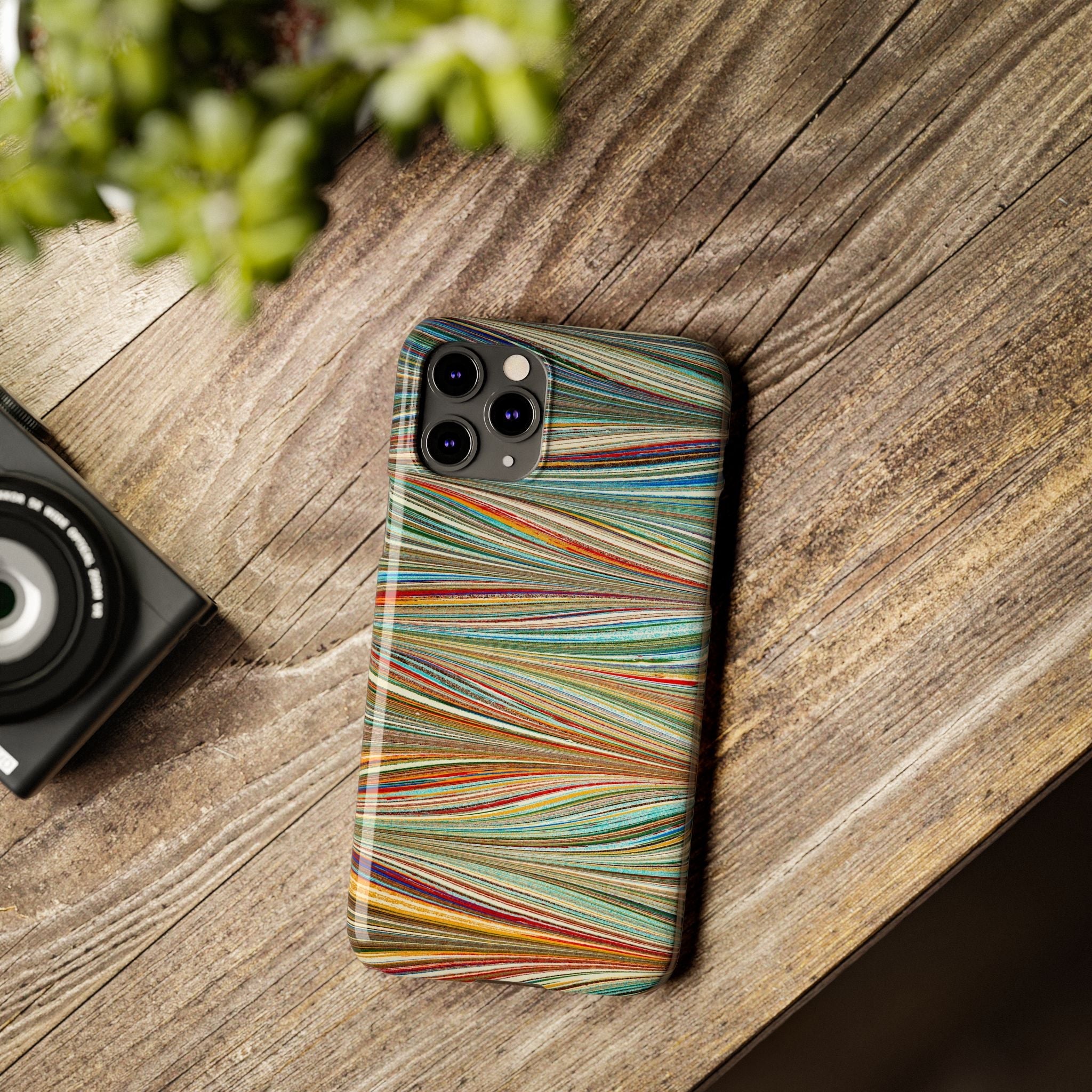 Florentine Multi-Colored Marbled Phone Case