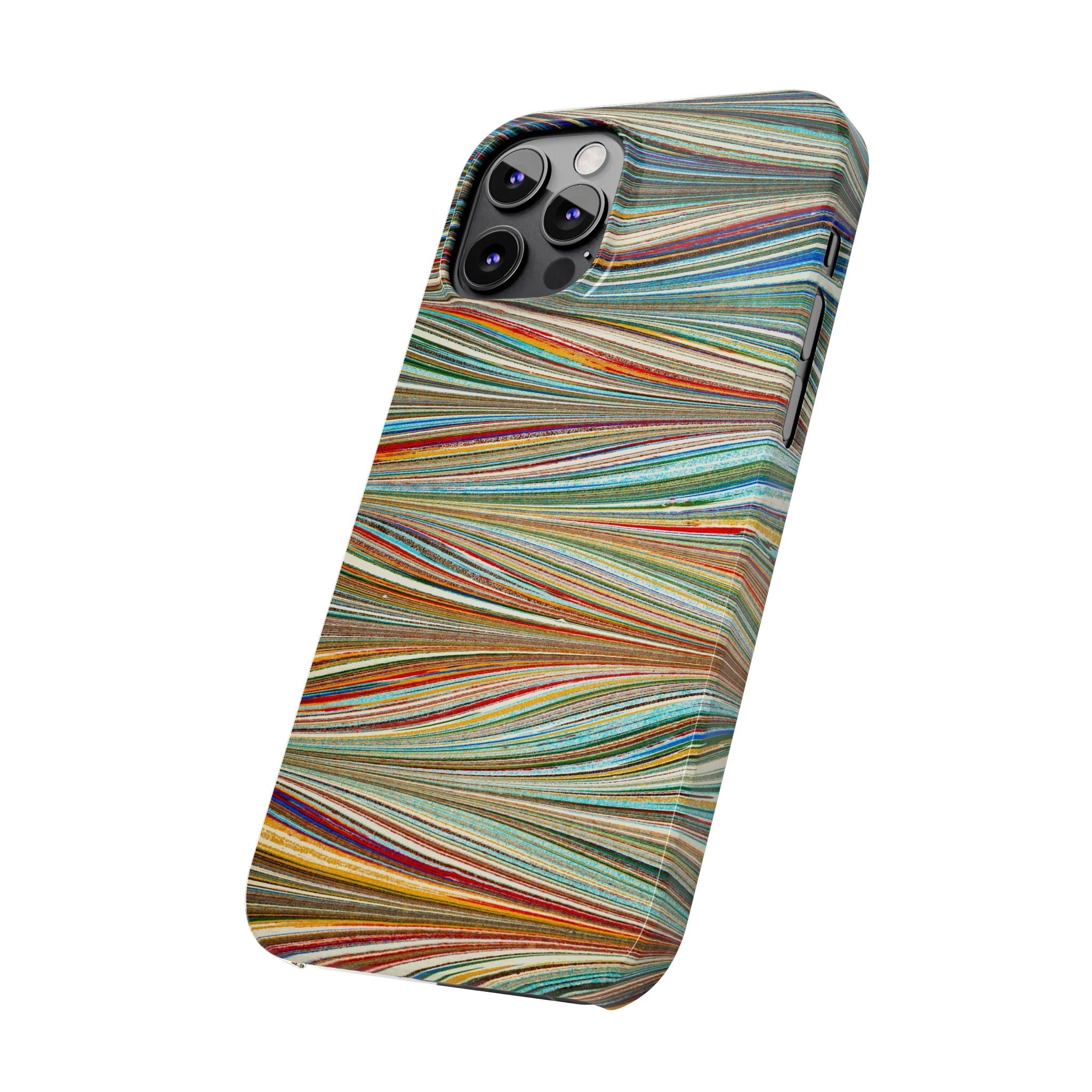 Florentine Multi-Colored Marbled Phone Case
