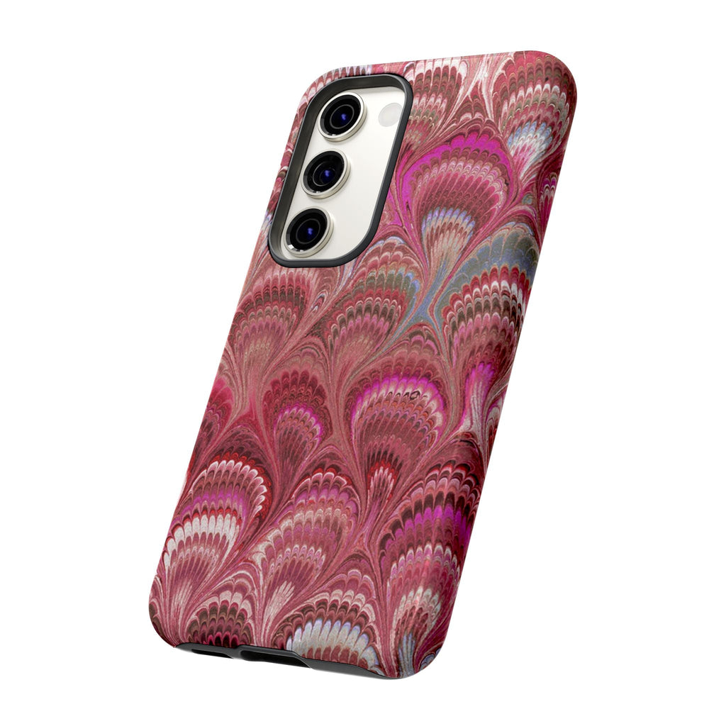 Shades of Pink Marbled Phone Case —  Dual Layer - Tough Protective Phone Cover