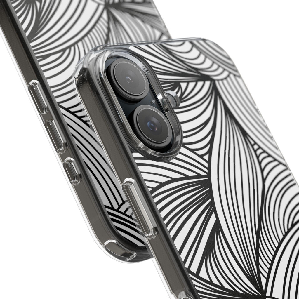 Black and White Illusion Clear Cases