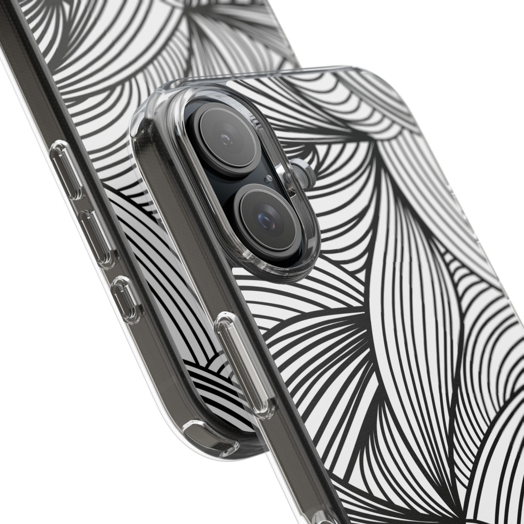 Black and White Illusion Clear Cases