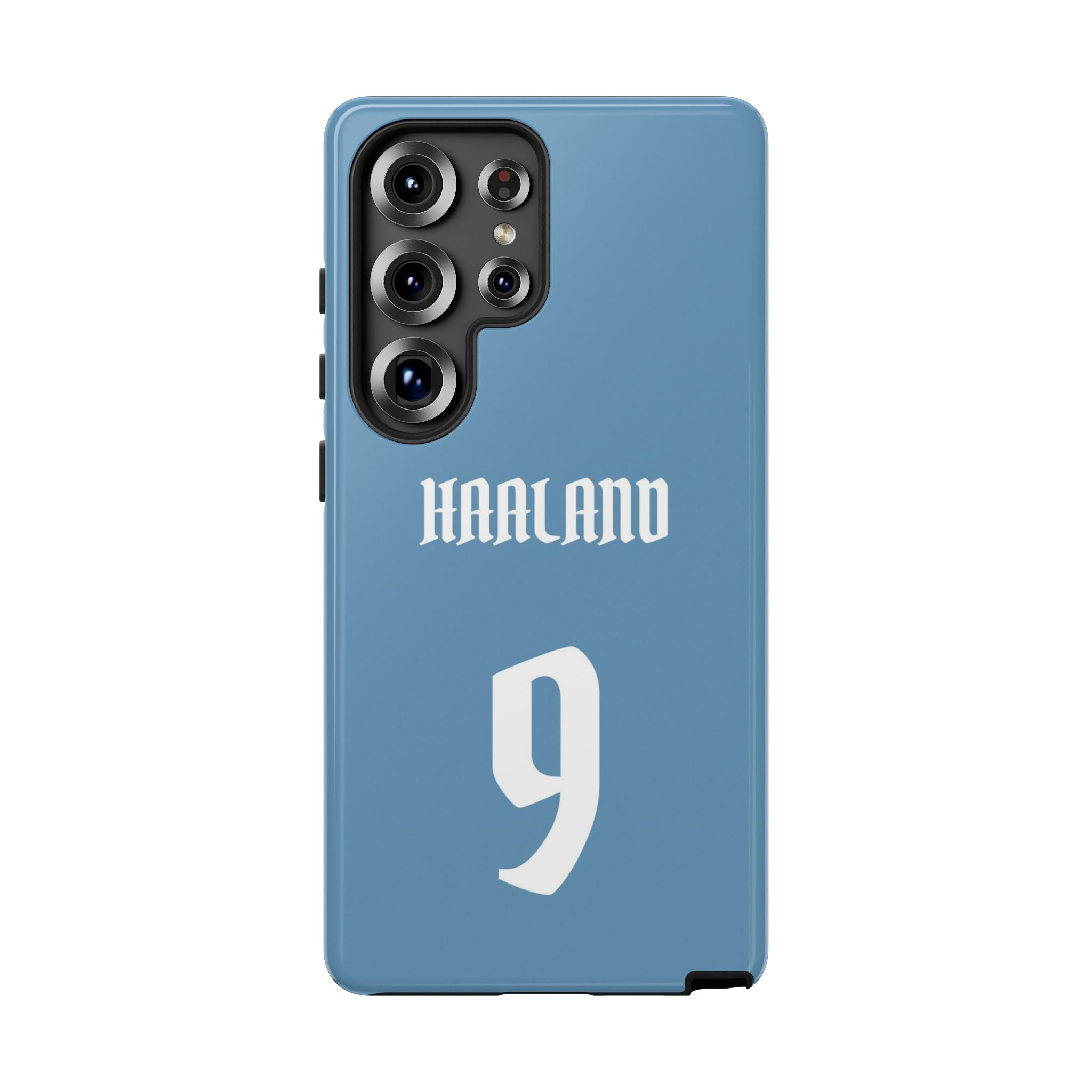 Erling Haaland PowerStrike – Rugged Dual-Layer Protection & Slim Profile | Compatible with iPhone 8 to 16 Pro Max & Samsung Galaxy S10 to S25 Ultra