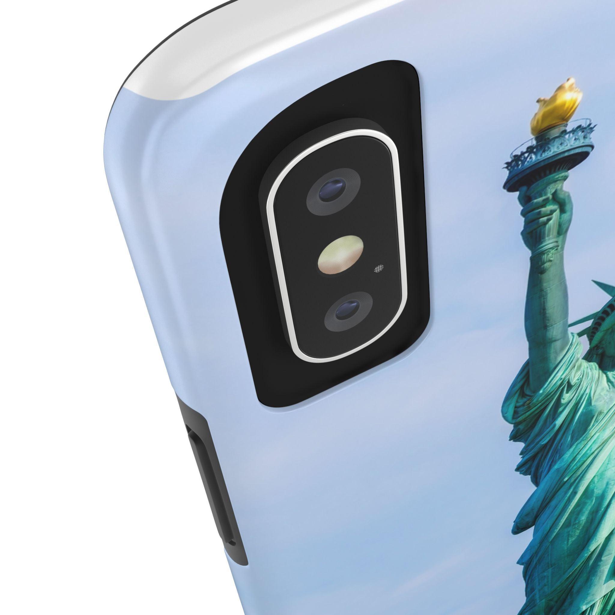 Statue of Liberty Printed Tough Phone Case - Iconic Freedom Design