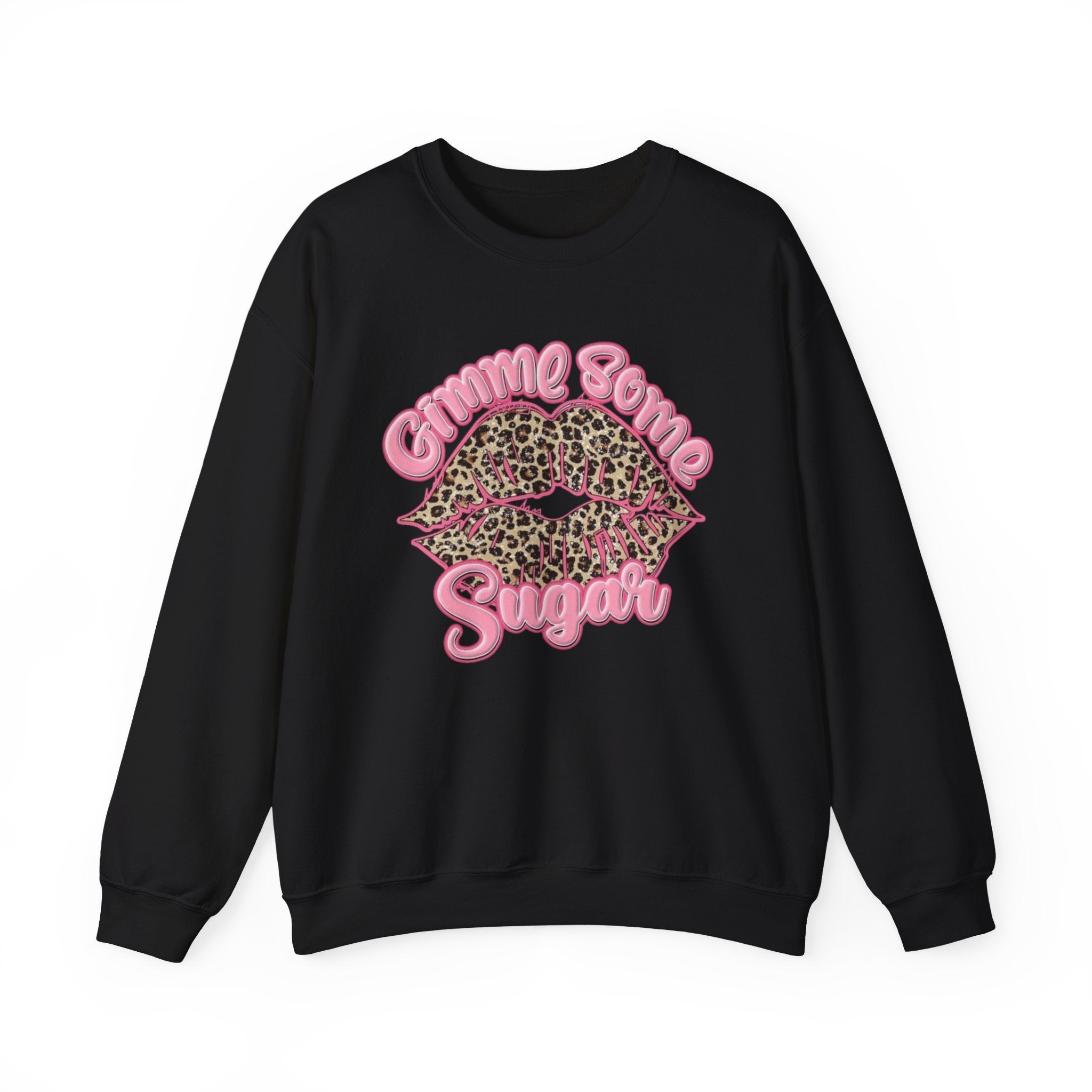Gimme Some Sugar Leopard Lips Crewneck Sweatshirt