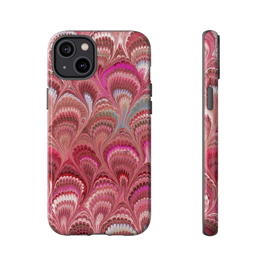Shades of Pink Marbled Phone Case —  Dual Layer - Tough Protective Phone Cover