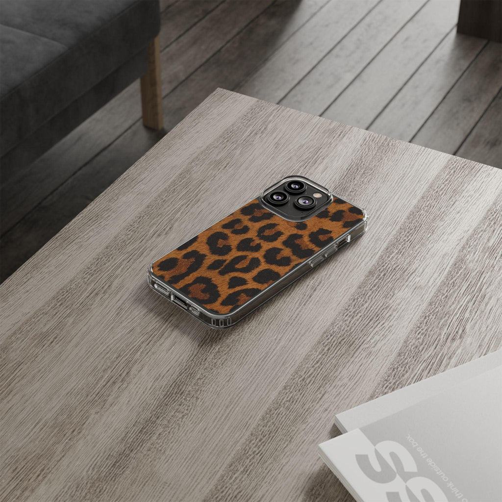 Clear Cases Cheeta Print