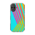Abstract Pattern With Vibrant Color Clear Cases