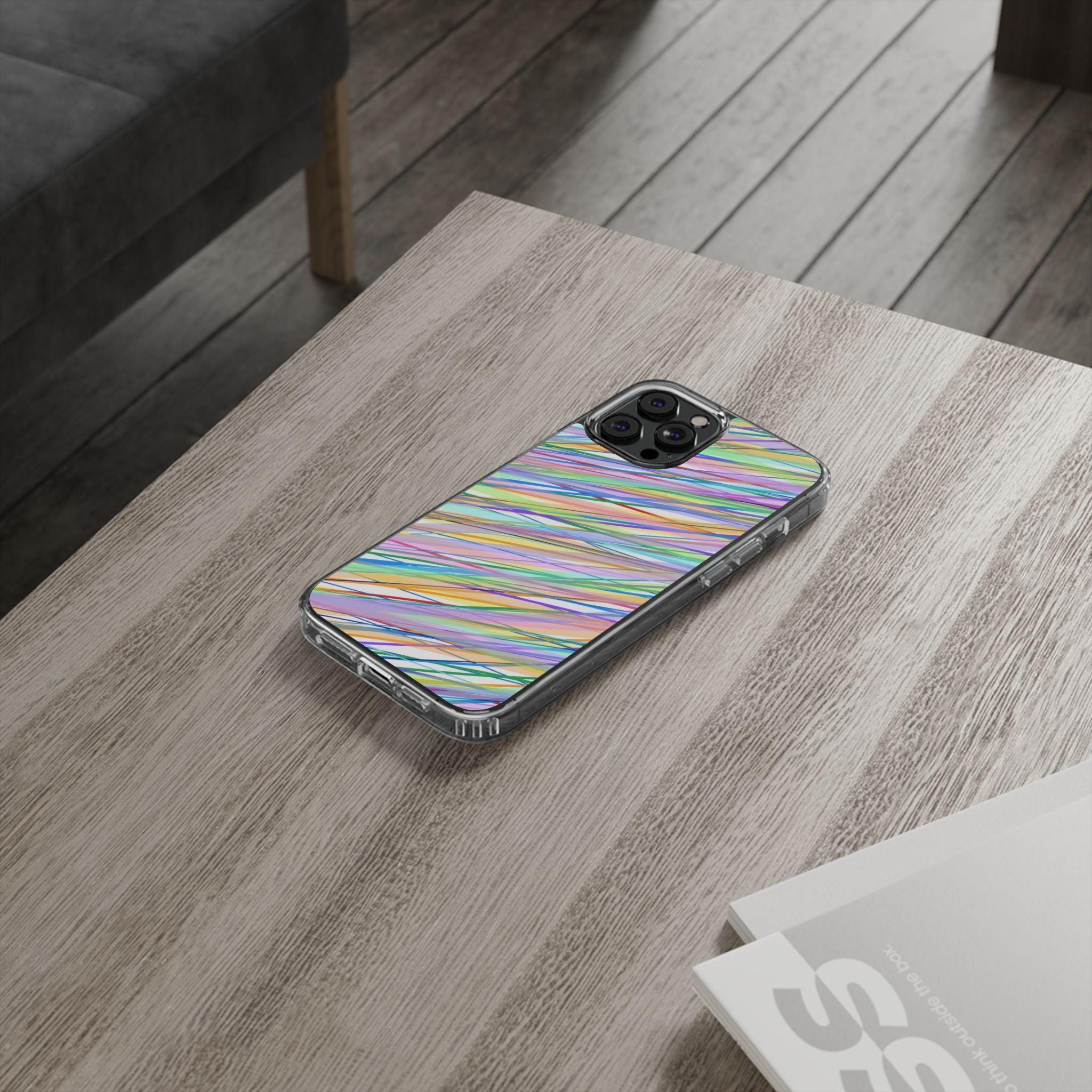 Threads Of Colors Clear Case