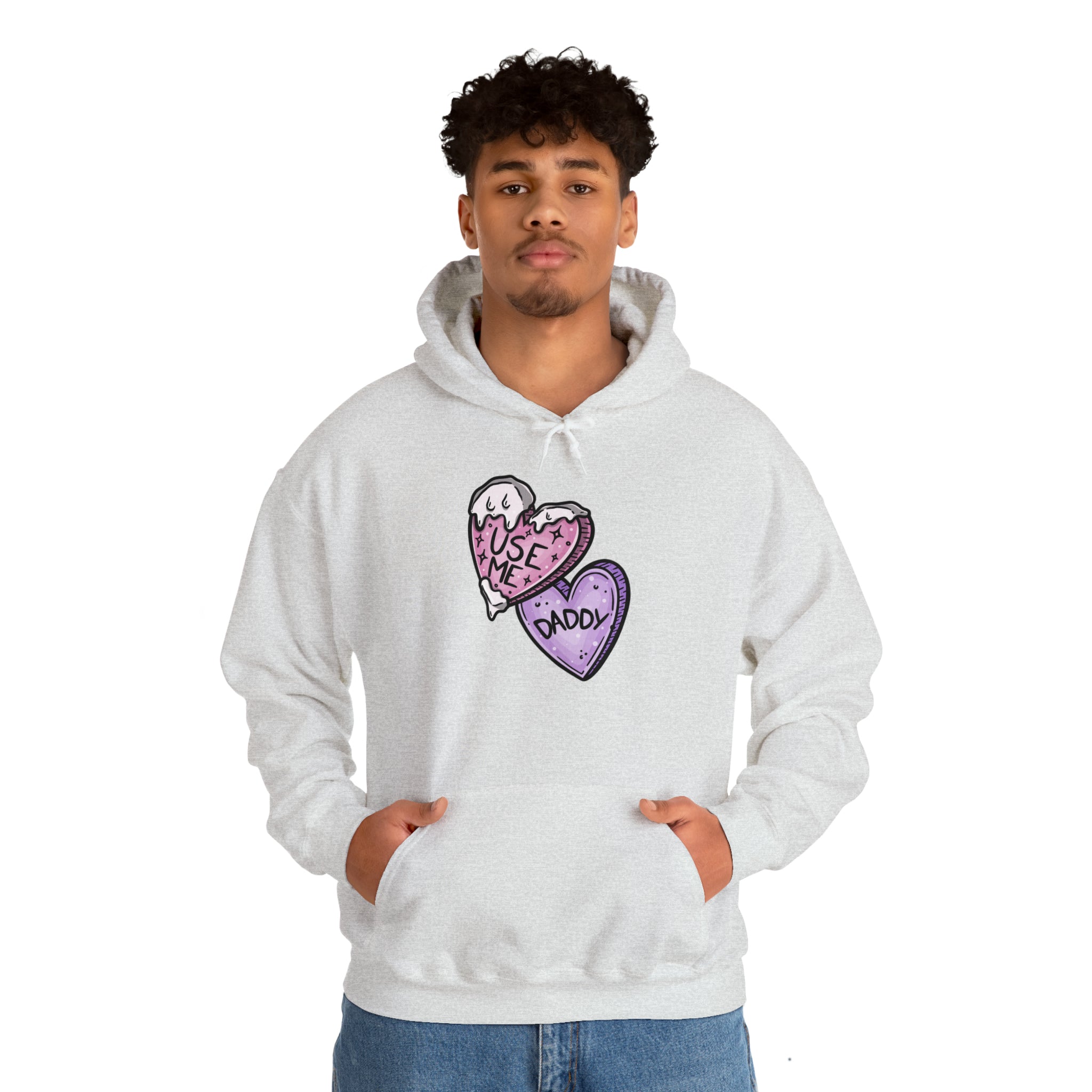 Use Me Daddy Pleasure Kink Unisex Heavy Blend Hoodie Sweatshirt