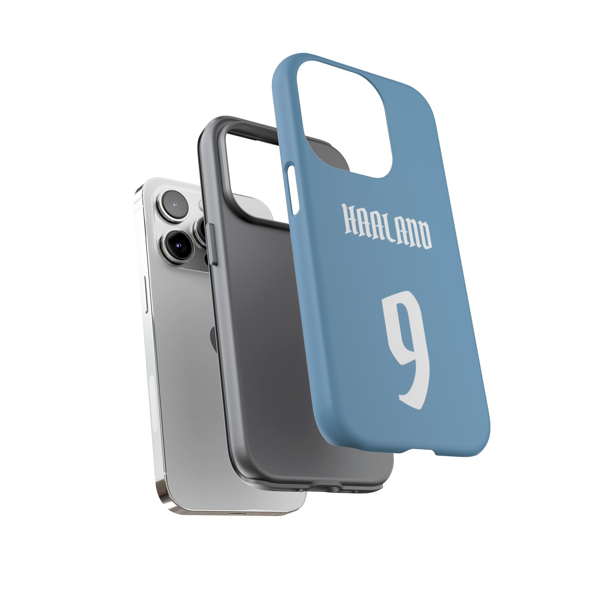 Erling Haaland PowerStrike – Rugged Dual-Layer Protection & Slim Profile | Compatible with iPhone 8 to 16 Pro Max & Samsung Galaxy S10 to S25 Ultra