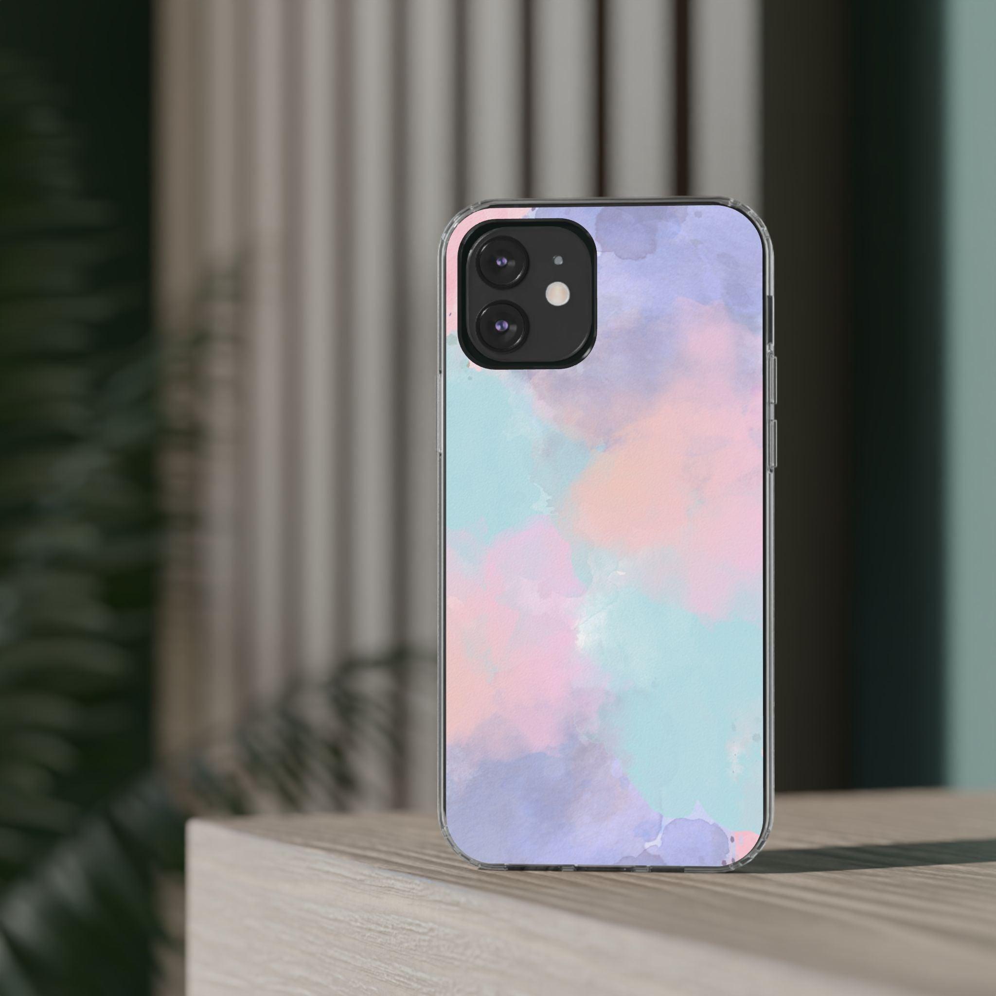 Shades of Pastel Clear Cases