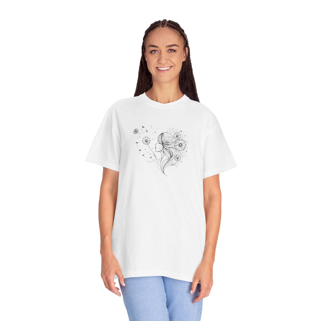 Woman and Dandelions Dreams Comfort Tee - Unisex - DipaliZ