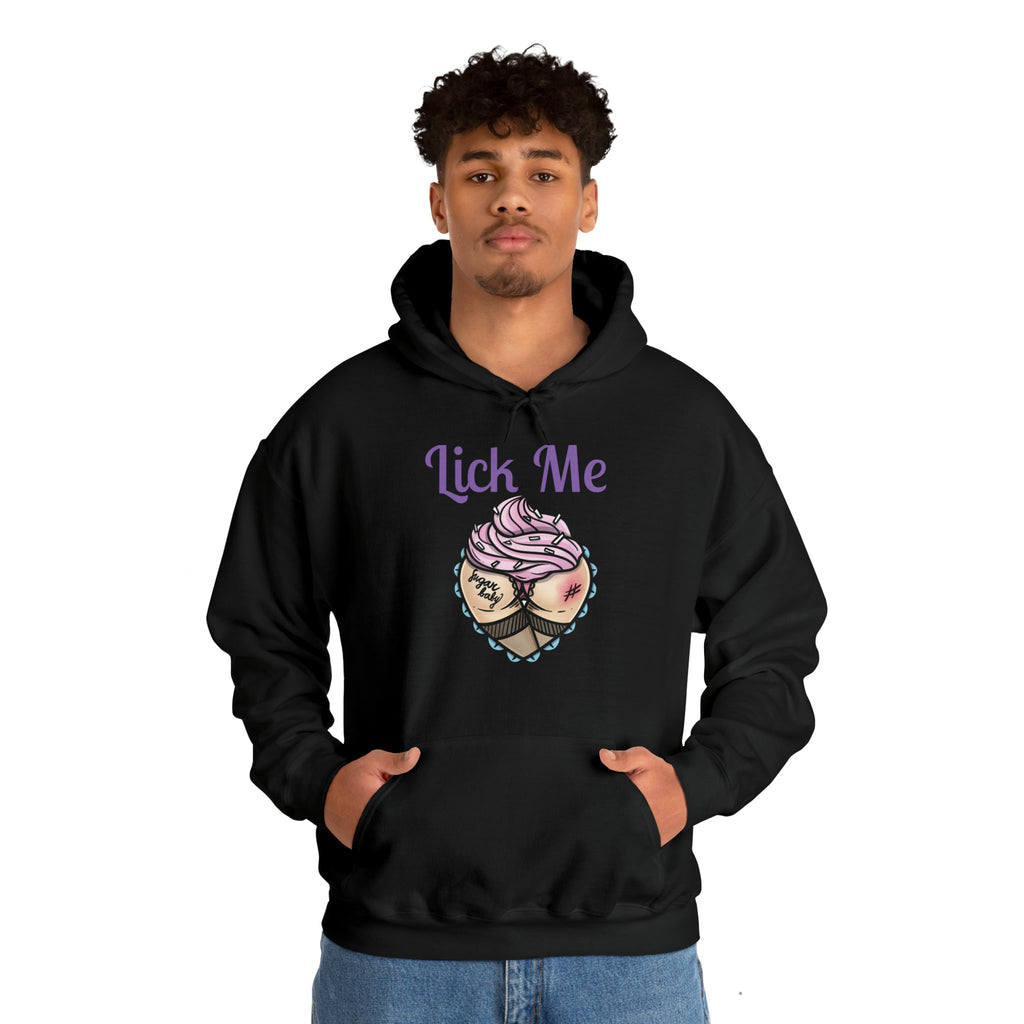 Lick Me Pleasure Kink Unisex Heavy Blend Hooded Sweatshirt