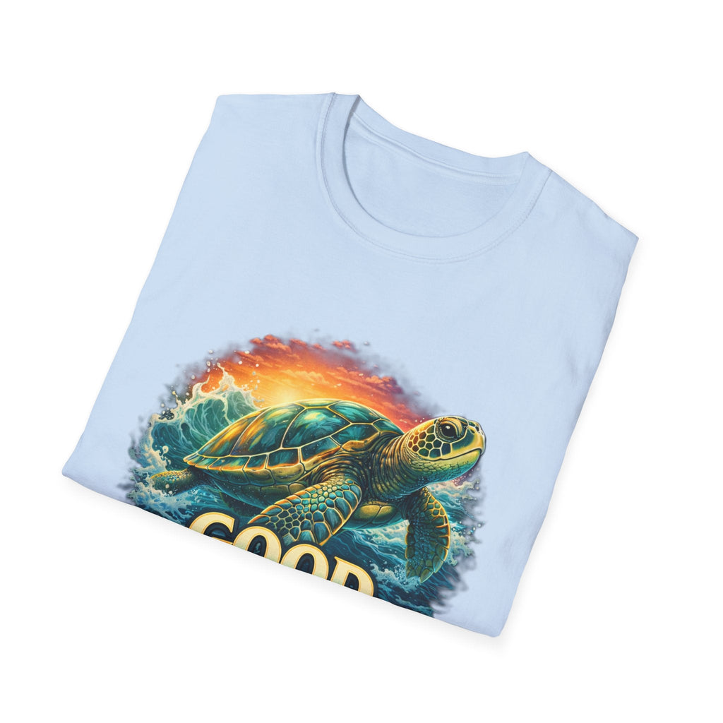 Sea Turtle 'Good Vibes' T-Shirt — Coastal Summer Surf Tee