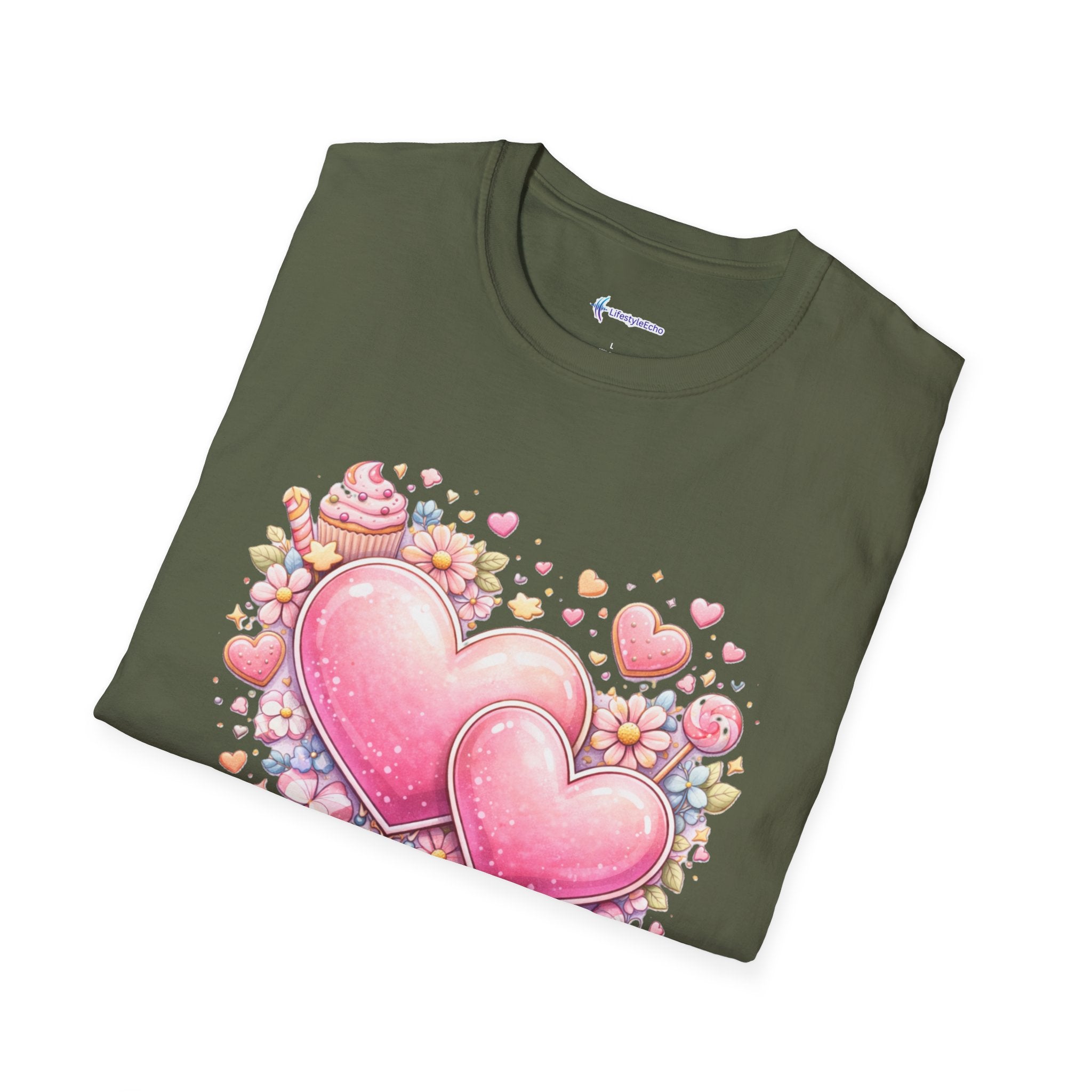 Boho Heart Tee - Bohemian Hearts Graphic T-Shirt