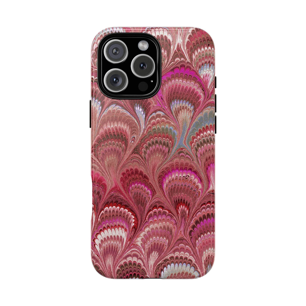 Shades of Pink Marbled Phone Case —  Dual Layer - Tough Protective Phone Cover