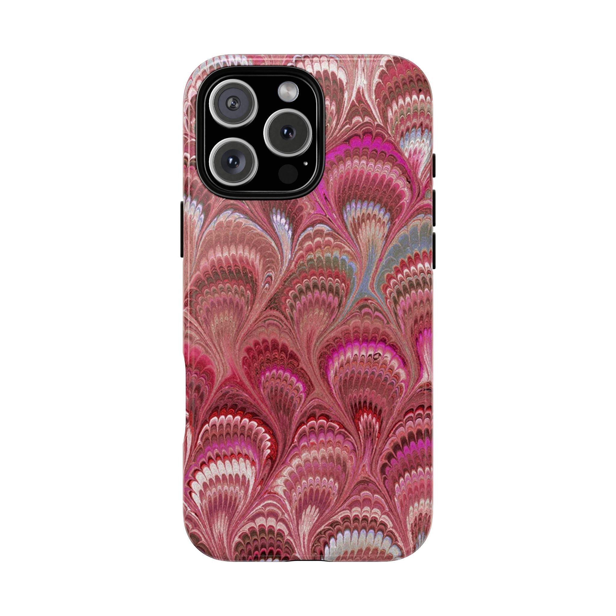 Shades of Pink Marbled Phone Case —  Dual Layer - Tough Protective Phone Cover