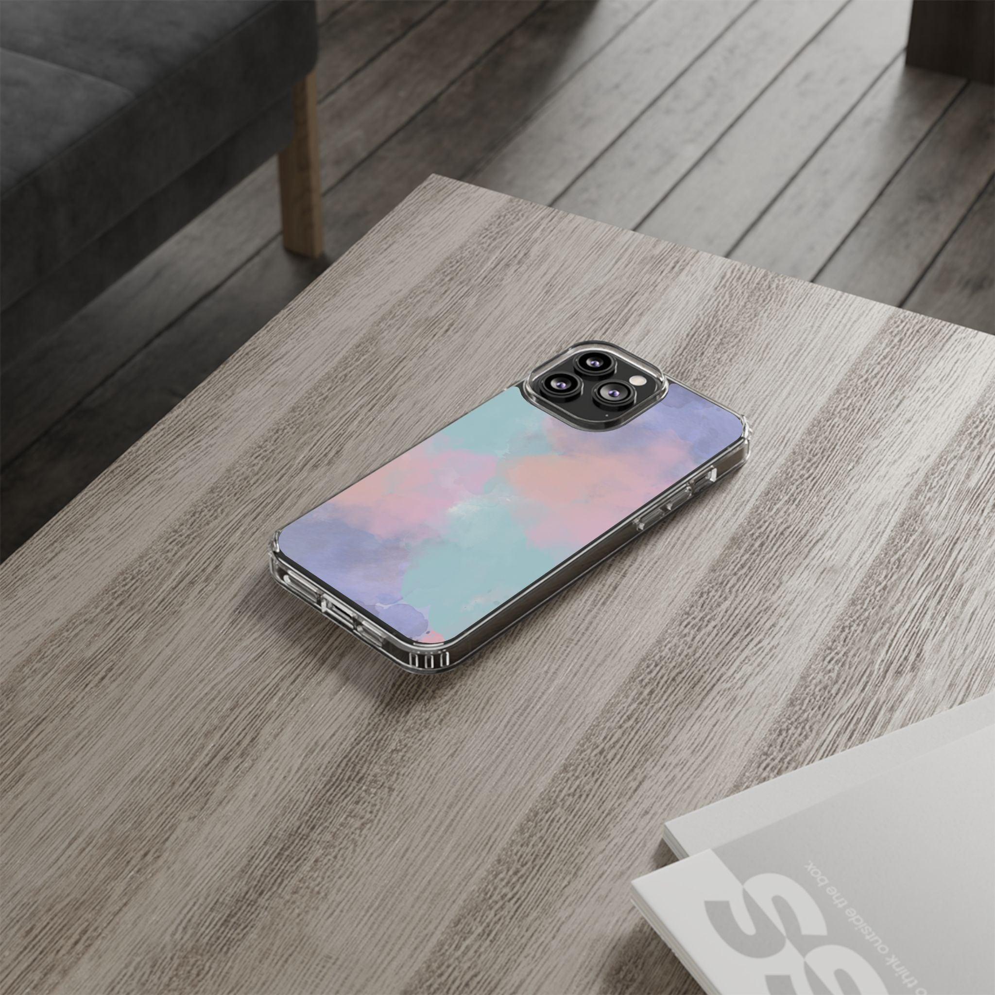 Shades of Pastel Clear Cases