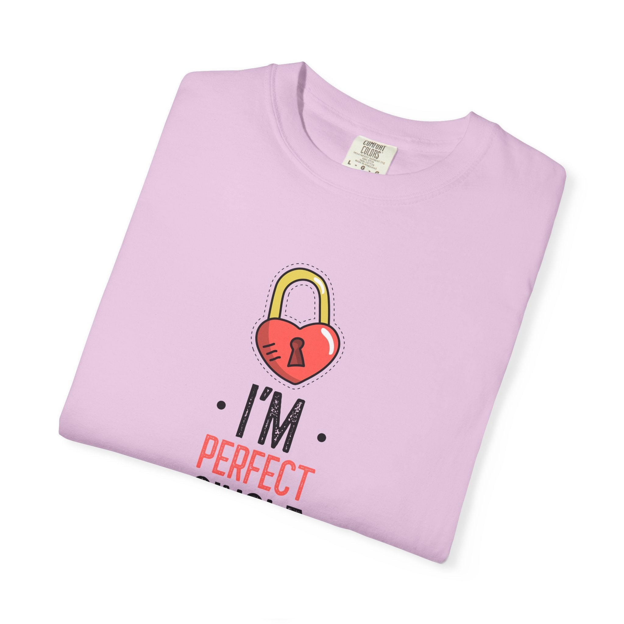 I Am Perfect Single Unisex Garment Dyed Tee - DipaliZ