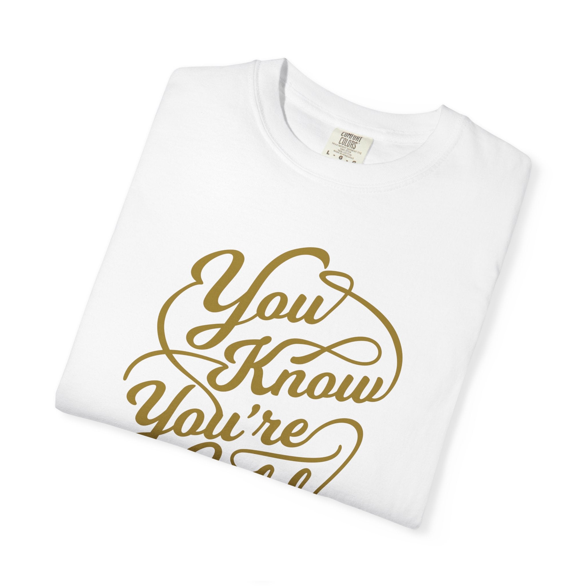 Comfort Colors Garment Dyed Unisex Shirt - Golden Vibes - DipaliZ