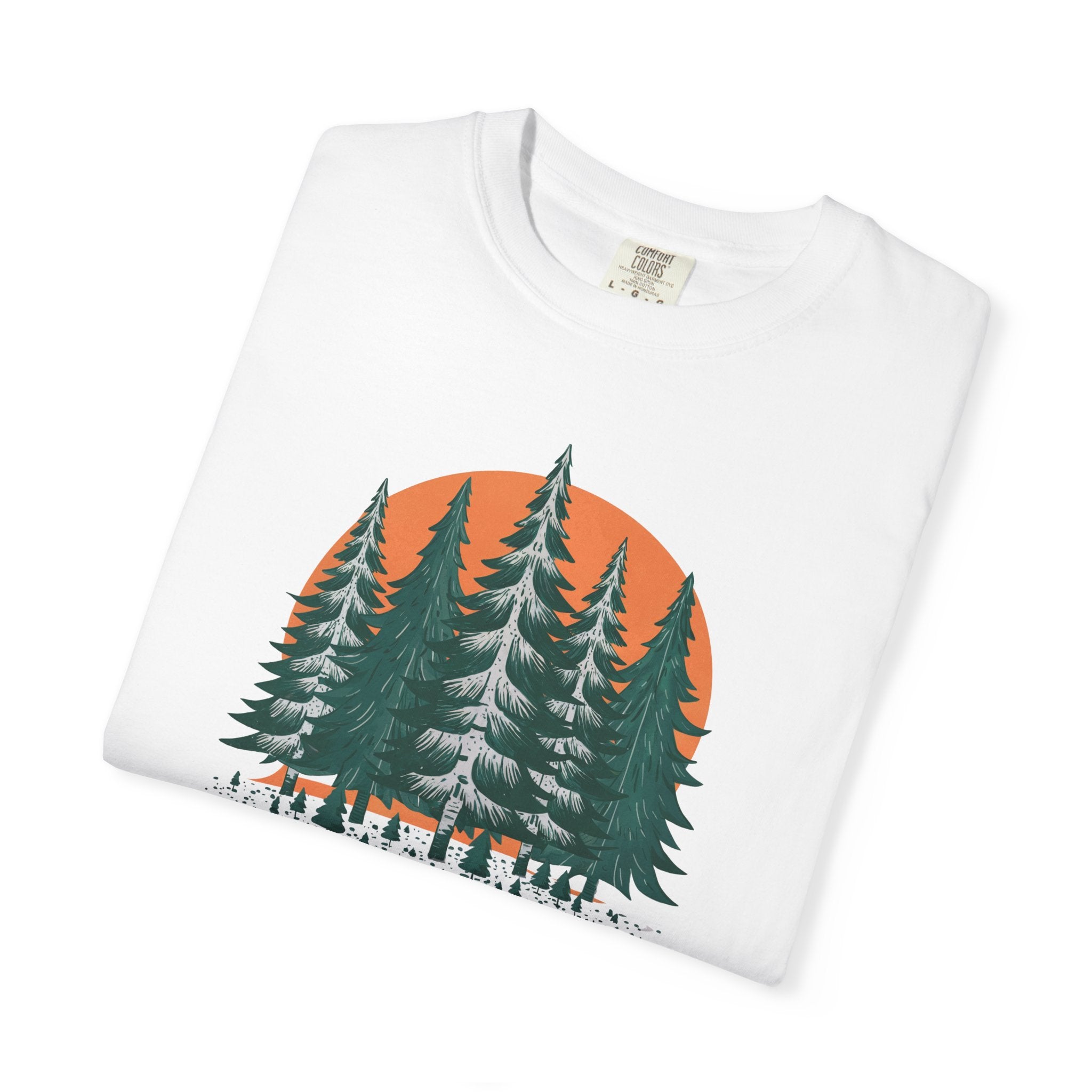 Forest T-Shirt - Conifer Trees Adventure Tee - DipaliZ