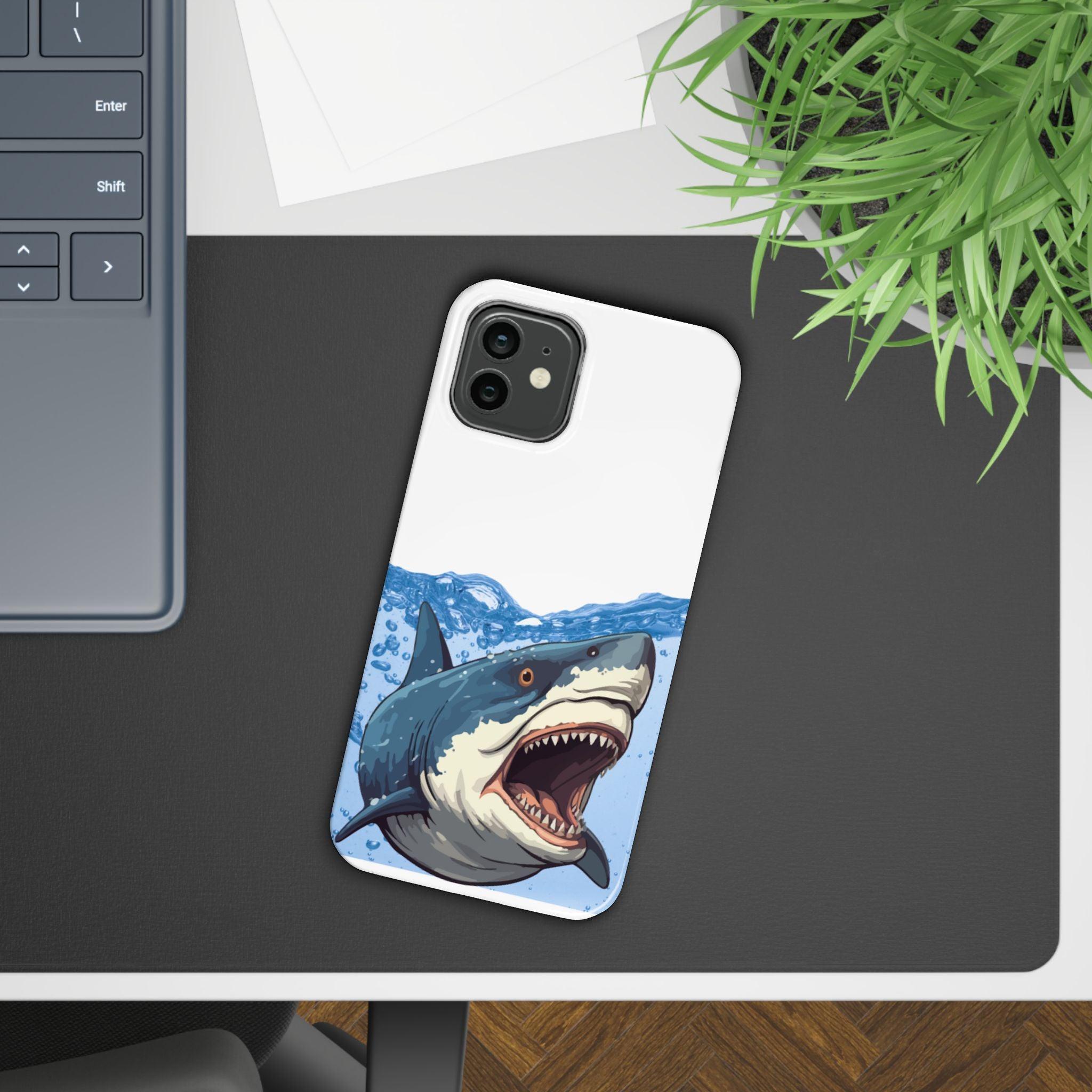 Shark Frenzy Phone Case – Dive into Bold Style