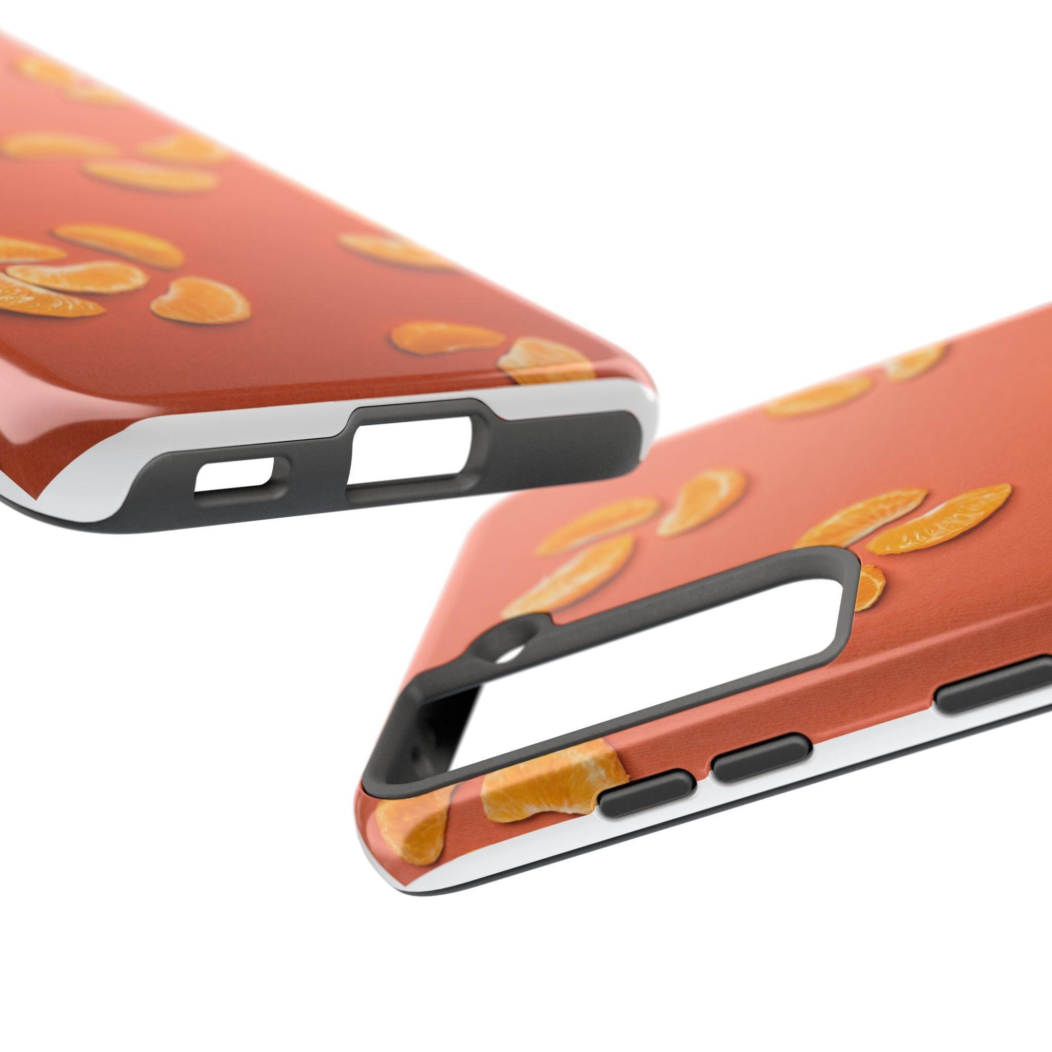Peal Oranges printed Tough Phone Cases