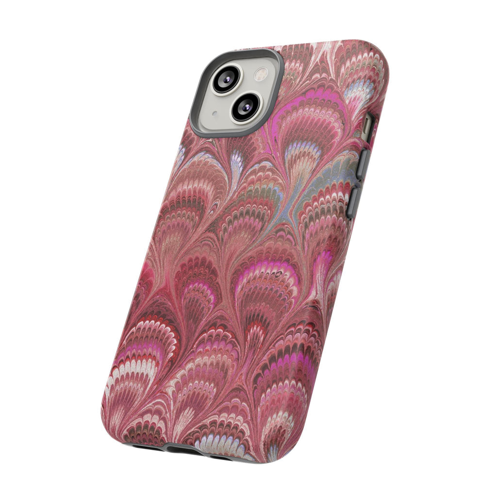 Shades of Pink Marbled Phone Case —  Dual Layer - Tough Protective Phone Cover