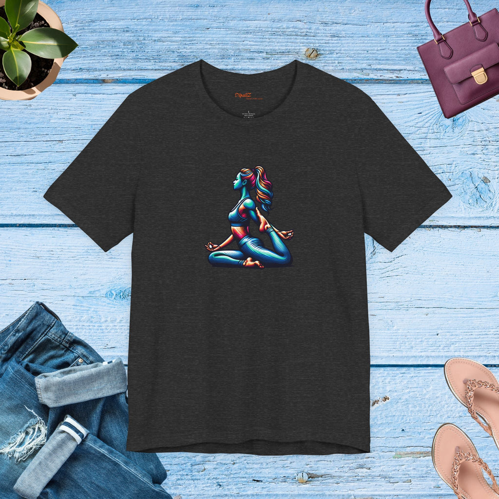 Yoga Unisex Jersey Short Sleeve Tee - Soft Cotton - DipaliZ